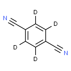 ChemSpider 2D Image | (²H?)benzene-1,4-dicarbonitrile | C8D4N2