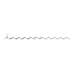 ChemSpider 2D Image | (10E,12E)-2,4,6,8,10,12-Docosahexaenoic acid | C22H32O2