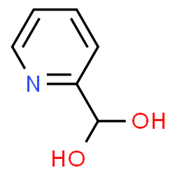 ChemSpider 2D Image | 2-Pyridinylmethanediol | C6H6NO2