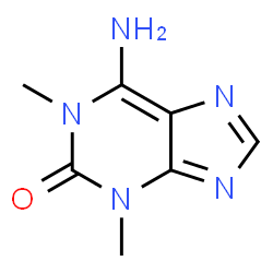 ChemSpider 2D Image | 6-Amino-1,3-dimethyl-1,3-dihydro-2H-purin-2-onato(2-) | C7H9N5O