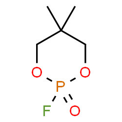 ChemSpider 2D Image | 2-Fluoro-5,5-dimethyl-1,3,2-dioxaphosphinane 2-oxide | C5H10FO3P