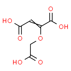ChemSpider 2D Image | 2-(Carboxymethoxy)-2-butenedioic acid | C6H6O7