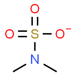 ChemSpider 2D Image | Dimethylsulfamate | C2H6NO3S
