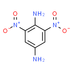 ChemSpider 2D Image | 2,6-Dinitro-1,4-benzenediamine | C6H6N4O4
