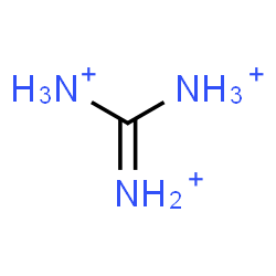 ChemSpider 2D Image | (Diammoniomethylene)ammonium | CH8N3