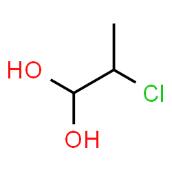 ChemSpider 2D Image | 2-Chloro-1,1-propanediol | C3H7ClO2