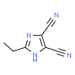 ChemSpider 2D Image | 2-Ethyl-1H-imidazole-4,5-dicarbonitrile | C7H6N4