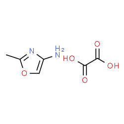 ChemSpider 2D Image | 2-Methyl-1,3-oxazol-4-amine ethanedioate (1:1) | C6H8N2O5