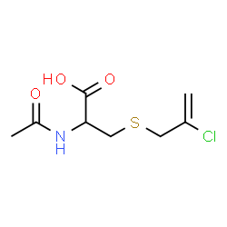 ChemSpider 2D Image | N-Acetyl-S-(2-chloro-2-propen-1-yl)cysteine | C8H12ClNO3S