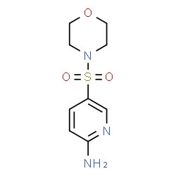ChemSpider 2D Image | 5-(Morpholinosulfonyl)pyridin-2-amine | C9H13N3O3S