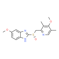 ChemSpider 2D Image | Omeprazole | C17H19N3O3S
