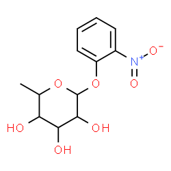 ChemSpider 2D Image | 2-Nitrophenyl 6-deoxyhexopyranoside | C12H15NO7