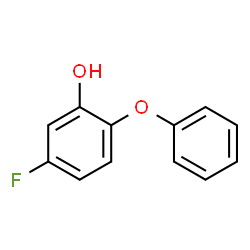 ChemSpider 2D Image | 5-Fluoro-2-phenoxyphenol | C12H9FO2