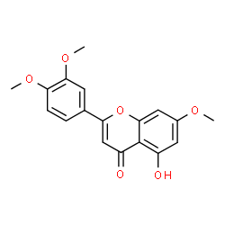 ChemSpider 2D Image | 7,3',4'-tri-O-methylluteolin | C18H16O6