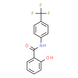 ChemSpider 2D Image | 2-Hydroxy-N-[4-(trifluoromethyl)phenyl]benzamide | C14H10F3NO2