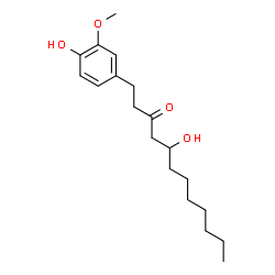 ChemSpider 2D Image | (8)-Gingerol | C19H30O4