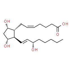 ChemSpider 2D Image | (+)-Prostaglandin F2alpha | C20H34O5