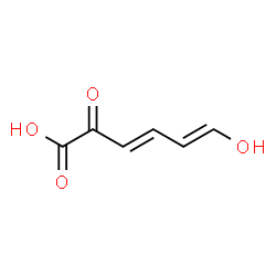 ChemSpider 2D Image | 2-Hydroxymuconate semialdehyde | C6H6O4