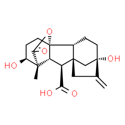 ChemSpider 2D Image | gibberellin A1 | C19H24O6