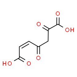 ChemSpider 2D Image | 3-maleylpyruvic acid | C7H6O6