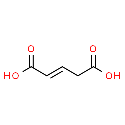 ChemSpider 2D Image | trans-Glutaconic acid | C5H6O4