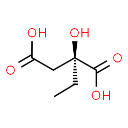 ChemSpider 2D Image | (R)-2-ethylmalic acid | C6H10O5