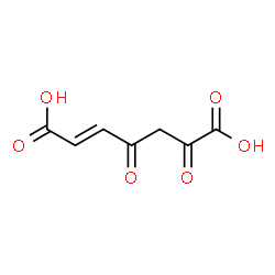 ChemSpider 2D Image | 3-fumarylpyruvic acid | C7H6O6