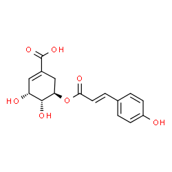 ChemSpider 2D Image | 4-coumaroylshikimic acid | C16H16O7
