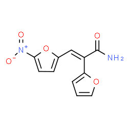 ChemSpider 2D Image | (E)-2-(2-furyl)-3-(5-nitro-2-furyl)acrylamide | C11H8N2O5