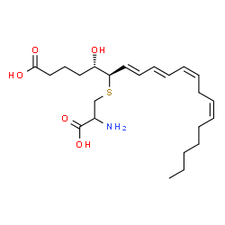 ChemSpider 2D Image | Leukotriene E | C23H37NO5S