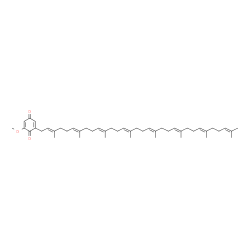 ChemSpider 2D Image | 6-methoxy-2-octaprenyl-1,4-benzoquinone | C47H70O3