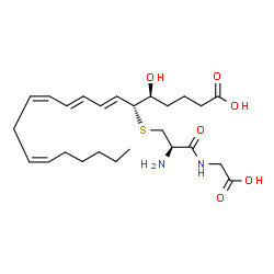 ChemSpider 2D Image | Leukotriene D4 | C25H40N2O6S