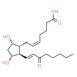 ChemSpider 2D Image | 15-Keto-PGF2? | C20H32O5