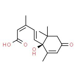 ChemSpider 2D Image | (+)-Abscisic acid | C15H20O4