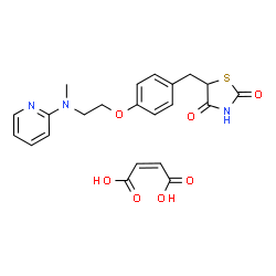 ChemSpider 2D Image | Avandia | C22H23N3O7S