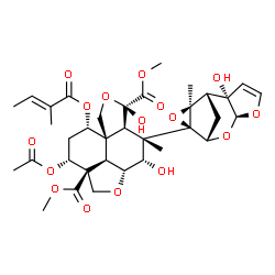 ChemSpider 2D Image | Azadirachtin | C35H44O16