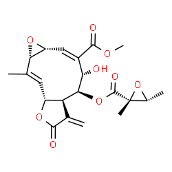 ChemSpider 2D Image | MELAMPODIN | C21H24O9