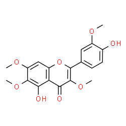 ChemSpider 2D Image | Chrysosplenetin | C19H18O8