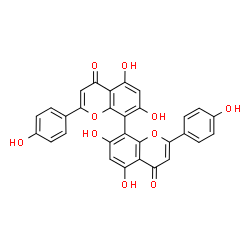 ChemSpider 2D Image | Cupressuflavone | C30H18O10
