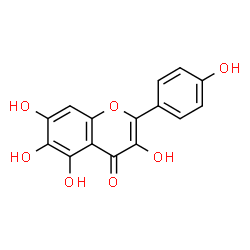 ChemSpider 2D Image | 6-hydroxykaempferol | C15H10O7