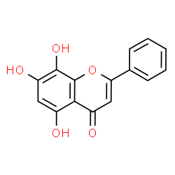 ChemSpider 2D Image | Norwogonin | C15H10O5