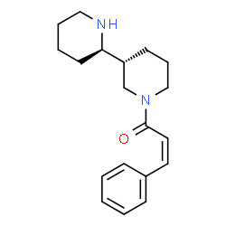 ChemSpider 2D Image | (2Z)-1-[(2R,3'R)-2,3'-Bipiperidin-1'-yl]-3-phenyl-2-propen-1-one | C19H26N2O
