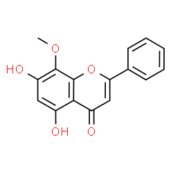 ChemSpider 2D Image | Wogonin | C16H12O5