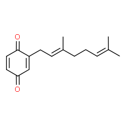 ChemSpider 2D Image | geranyl quinone | C16H20O2