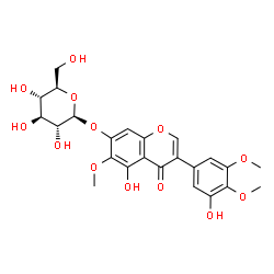 ChemSpider 2D Image | Iridin | C24H26O13