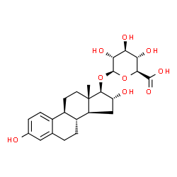 ChemSpider 2D Image | Estriol 17-glucuronide | C24H32O9