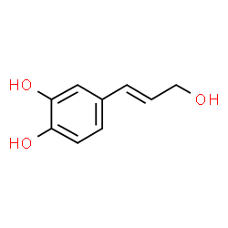 ChemSpider 2D Image | (E)-caffeyl alcohol | C9H10O3