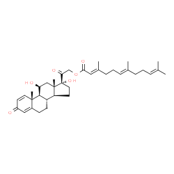 ChemSpider 2D Image | Prednisolone farnesylate | C36H50O6