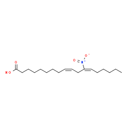 ChemSpider 2D Image | 12-Nitro-9Z,12Z-octadecadienoic acid | C18H31NO4