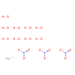 ChemSpider 2D Image | Gallium nitrate hydrate (1:3:9) | H18GaN3O18